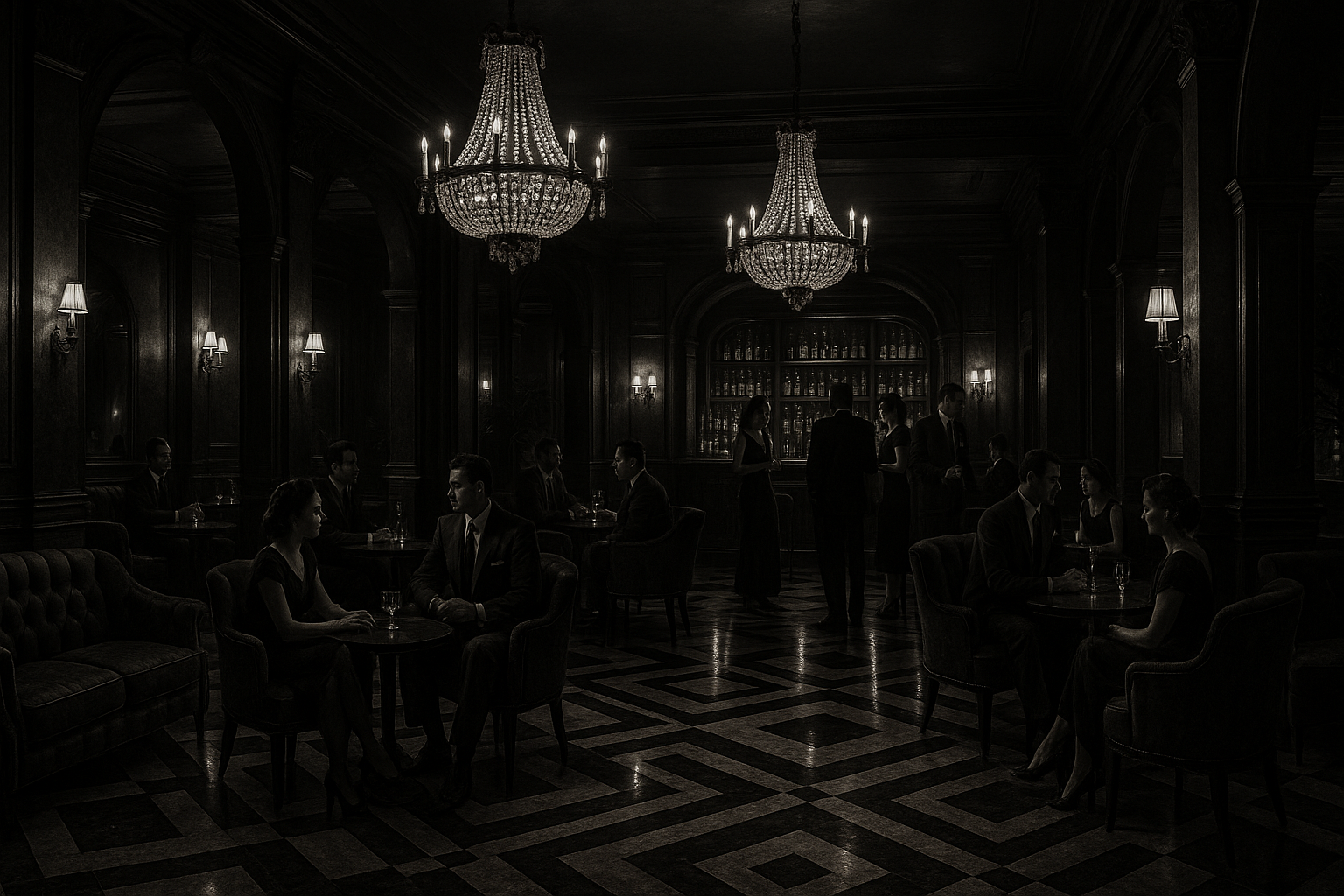 velair club in black and white